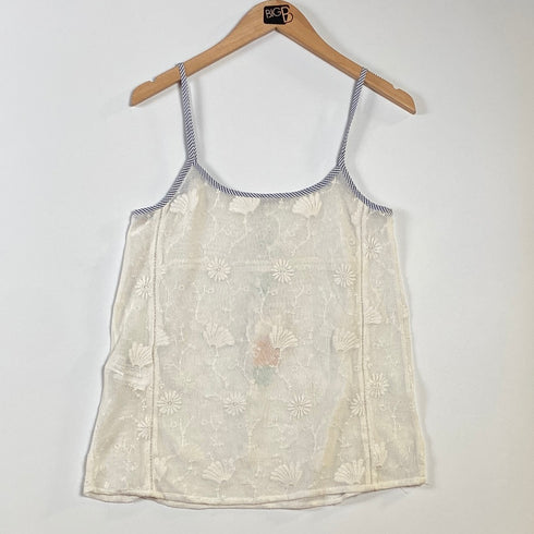 Embroidered Lace Spaghetti Strap Camisole