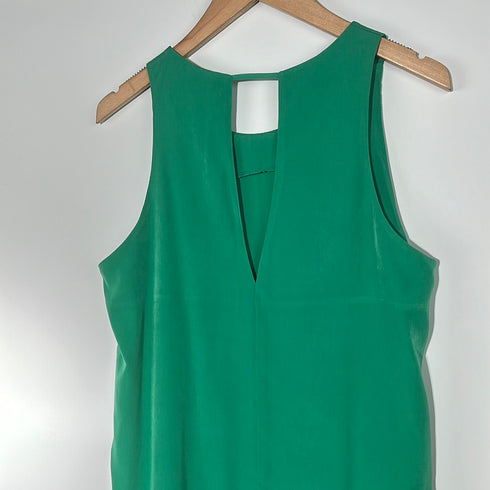 Green Goddess' Halter Dress