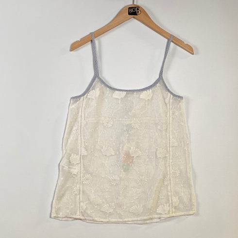 Embroidered Lace Spaghetti Strap Camisole