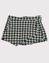 Monochrome Houndstooth Shorts F