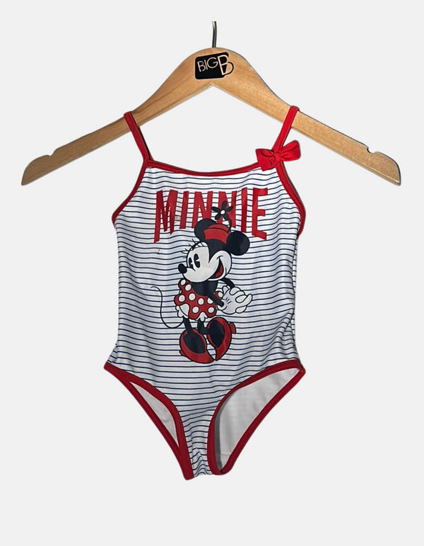 Minnie Mouse Striped Swimsuit for Kids