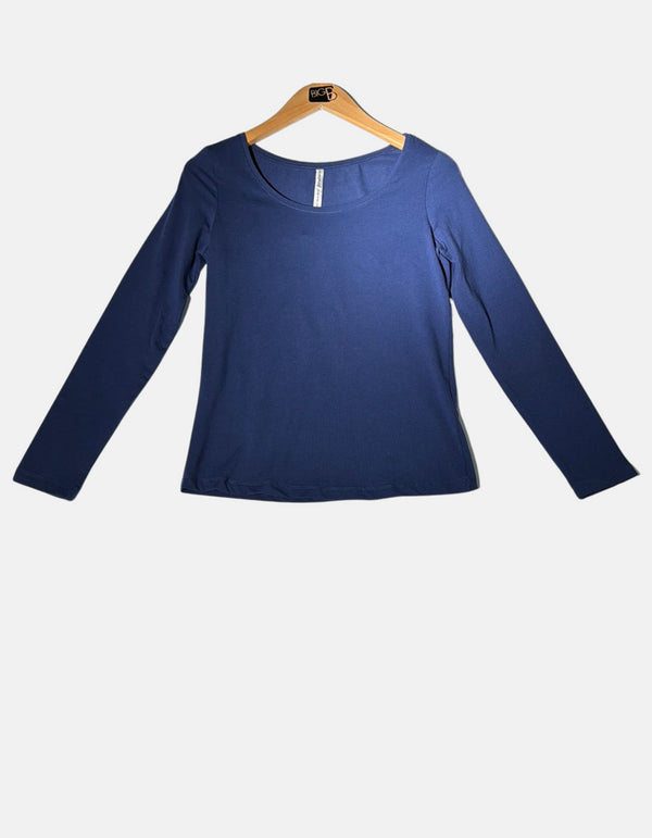 Classic Navy Long Sleeve Tee