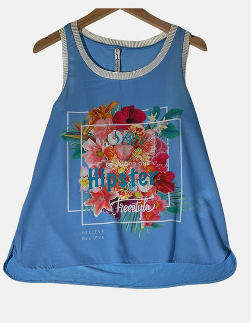 Floral Statement Tank Top