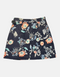 Floral A-Line Mini Skirt with Belt Detail