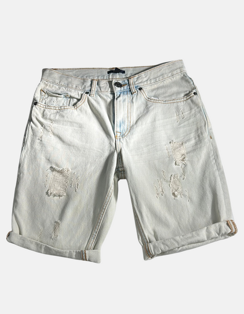 Men's Distressed Denim Shorts