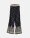 Printed Wide-Leg Palazzo Pants