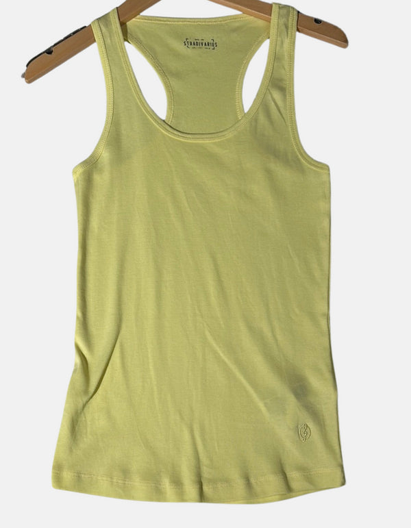 Lime Green Scoop-Neck Tank