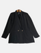 Classic Black Double-Breasted Blazer