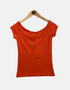 Girls T-shirt orange FM