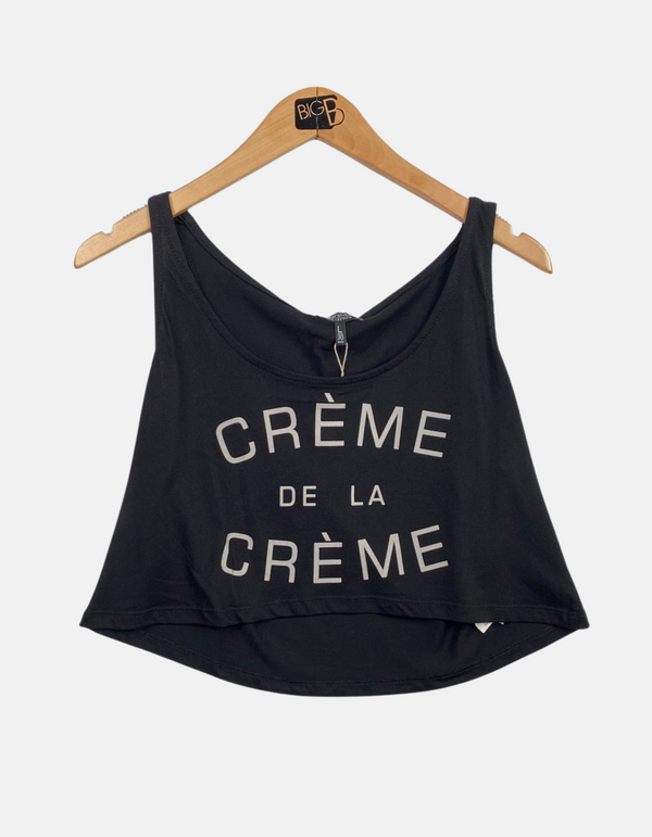 Crème De La Crème Cropped Tank Top
