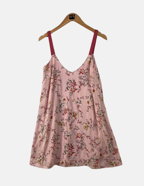 Pink floral tank TM