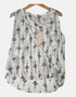 Bohemian Rhapsody Sleeveless Blouse