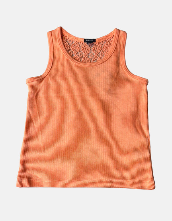 Kid girl tank Top Orange FM