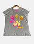 Grey T Shirt with lollipop design FM