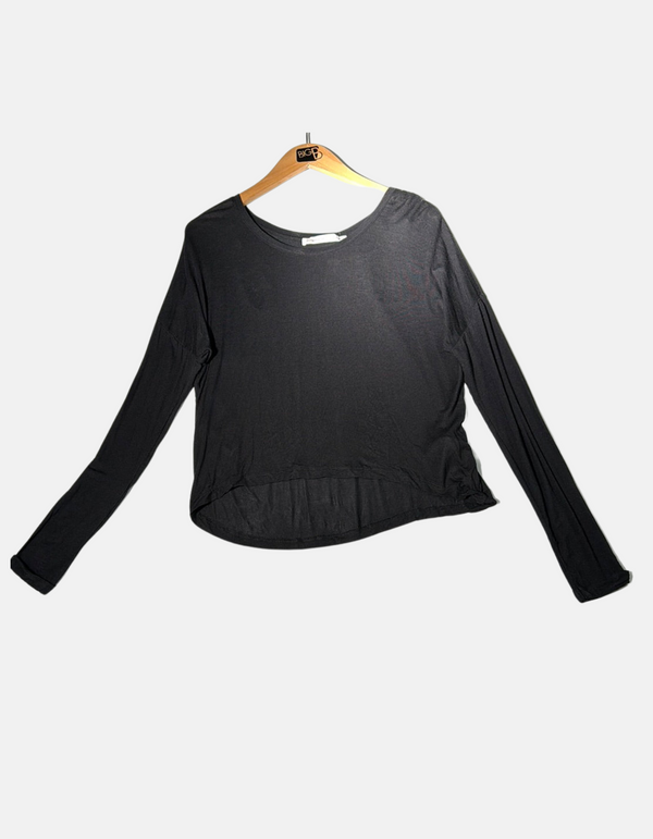 Classic Black Long Sleeve Top