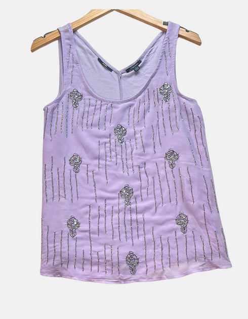 Lavender Dream Embellished Tank