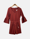 Maroon dress FM
