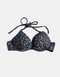 Vibrant Print Halter Bikini Top