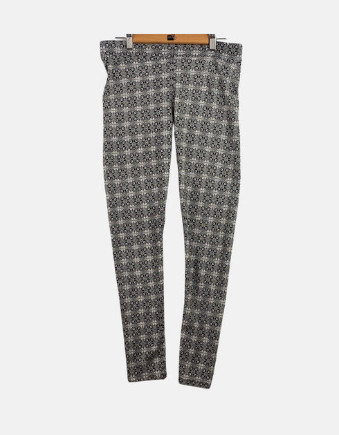 Geometric Print Slim-Fit Pants