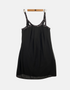 Elegant Black Sleeveless Dress with Embellished Straps