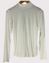Ivory Elegance High Collar Top