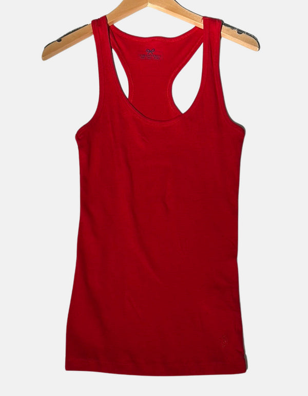 Vivid Scarlet Racerback Tank F