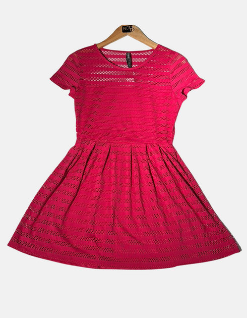 Radiant Rose Lace Dress F