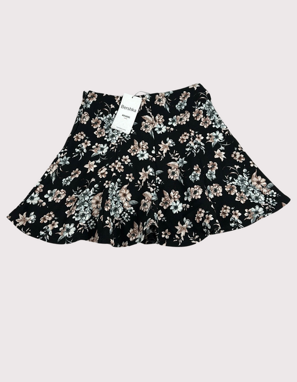 Nocturnal Blossom Flared Skirt
