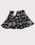Nocturnal Blossom Flared Skirt
