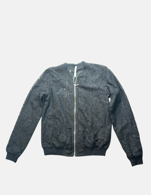 Luxe Lace Bomber Jacket