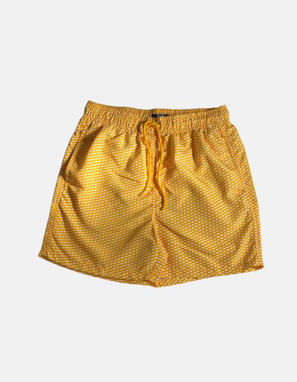 Swim shorts men yellow FM