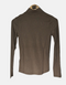 Espresso Elegance Turtleneck Top