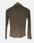 Espresso Elegance Turtleneck Top
