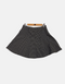 Black and White Polka Dot Flared Skirt