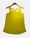 Women's Sleeveless Yellow Racerback Top