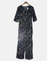 Women's Floral Print Wide-Leg Jumpsuit
