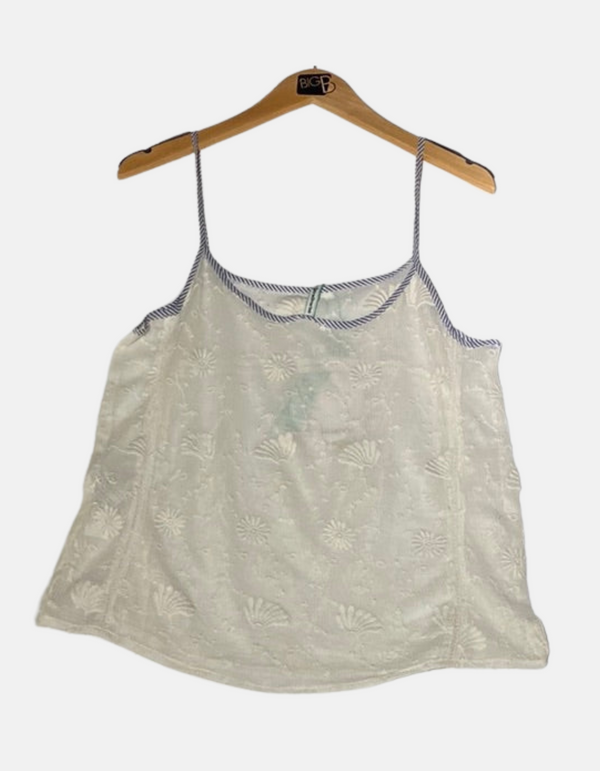 Embroidered Lace Spaghetti Strap Camisole