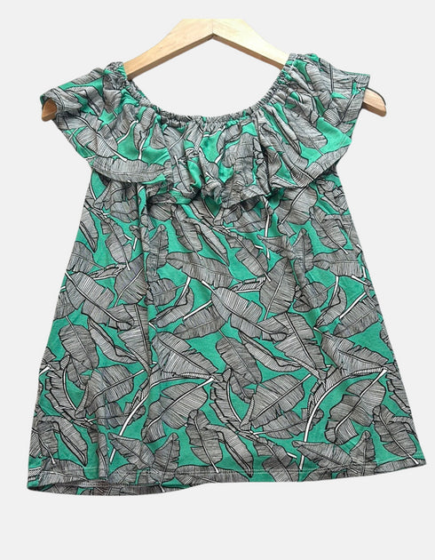 Enchanted Garden Ruffle Top