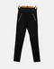 Black High-Waisted Leggings with Zipper Detail