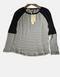 Contrast Circle Knit Top