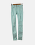 Mint Distressed Skinny Jeans