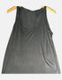 Charcoal Draped Tank Top F