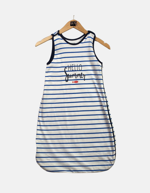 Baby Striped "Hello Summer" Sleep Sack