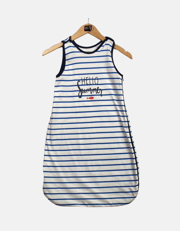 Baby Striped "Hello Summer" Sleep Sack
