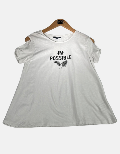 Inspire White Tee