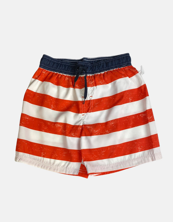 Kid swim orange stripes FM