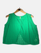 Green Sleeveless Eyelet Blouse