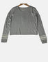 Modern Grey Crop Sweater FM