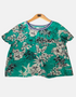 Tropical Print Short-Sleeve Top