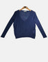Midnight Blue V-Neck Sweater